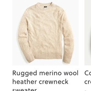 J. Crew Men’s Merino Wool Crewneck Sweater